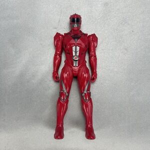 Power Rangers Movie Morphin Grid Red Ranger Figure Pulsating Light Up Chest READ